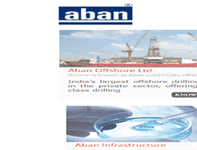 Tablet Screenshot of aban.com